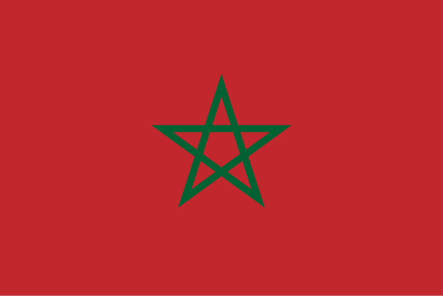 Flagge Marokkos gemeinfrei Wikipedia